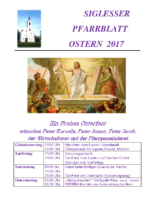 PFARRBLATT OSTERN 2017