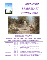 PFARRBLATT OSTERN 2018