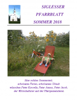PFARRBLATT Ferien 2018