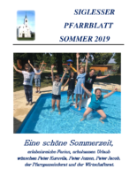 PFARRBLATT Ferien 2019
