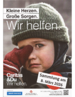 Caritassammlung – Kinder in Not (8.3.2026)