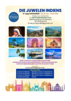 Plakat Indienreise