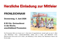 Umzug Fronleichnam